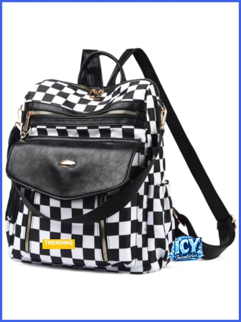 Nylon Backpack Purse Women Anti-Theft Fashion Satchel Handbag Work Travel